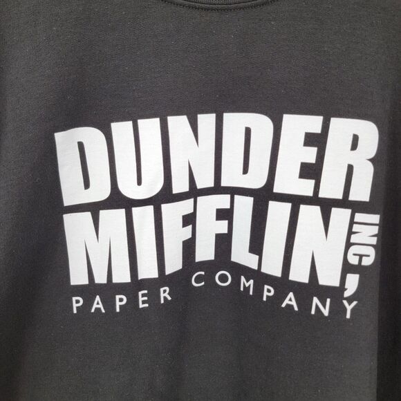 Dunder Mifflin The Office Sweatshirt Mens XL Crew Neck Fleece NEW - Picture 3 of 5